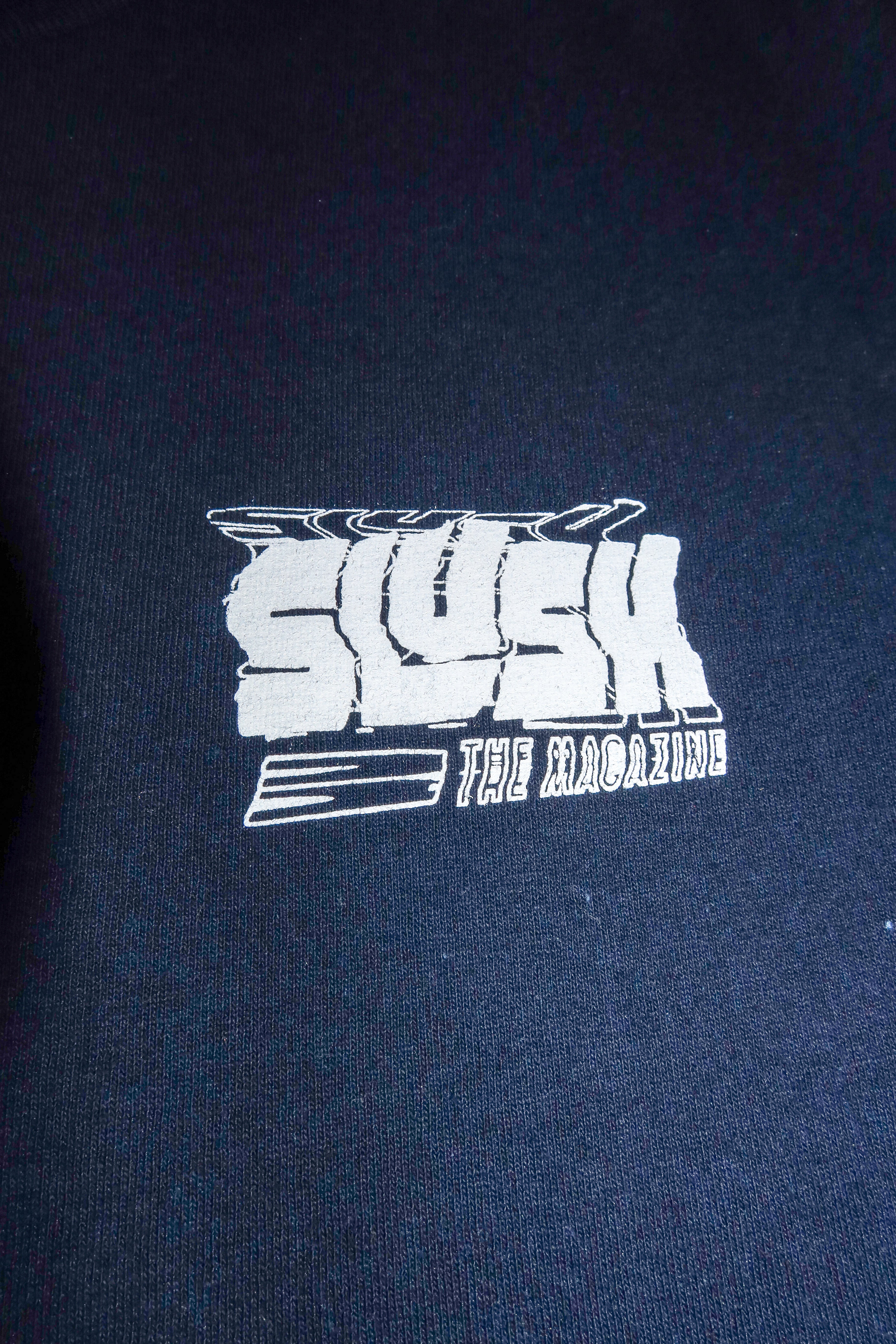 SLUSH "DISTORTION" LONGSLEEVE T-SHIRT - NAVY